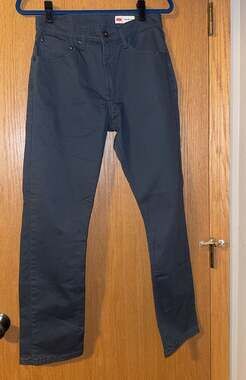 Wrangler Men's Cowboy Cut Slim Fit Jeans in Charcoal Gray